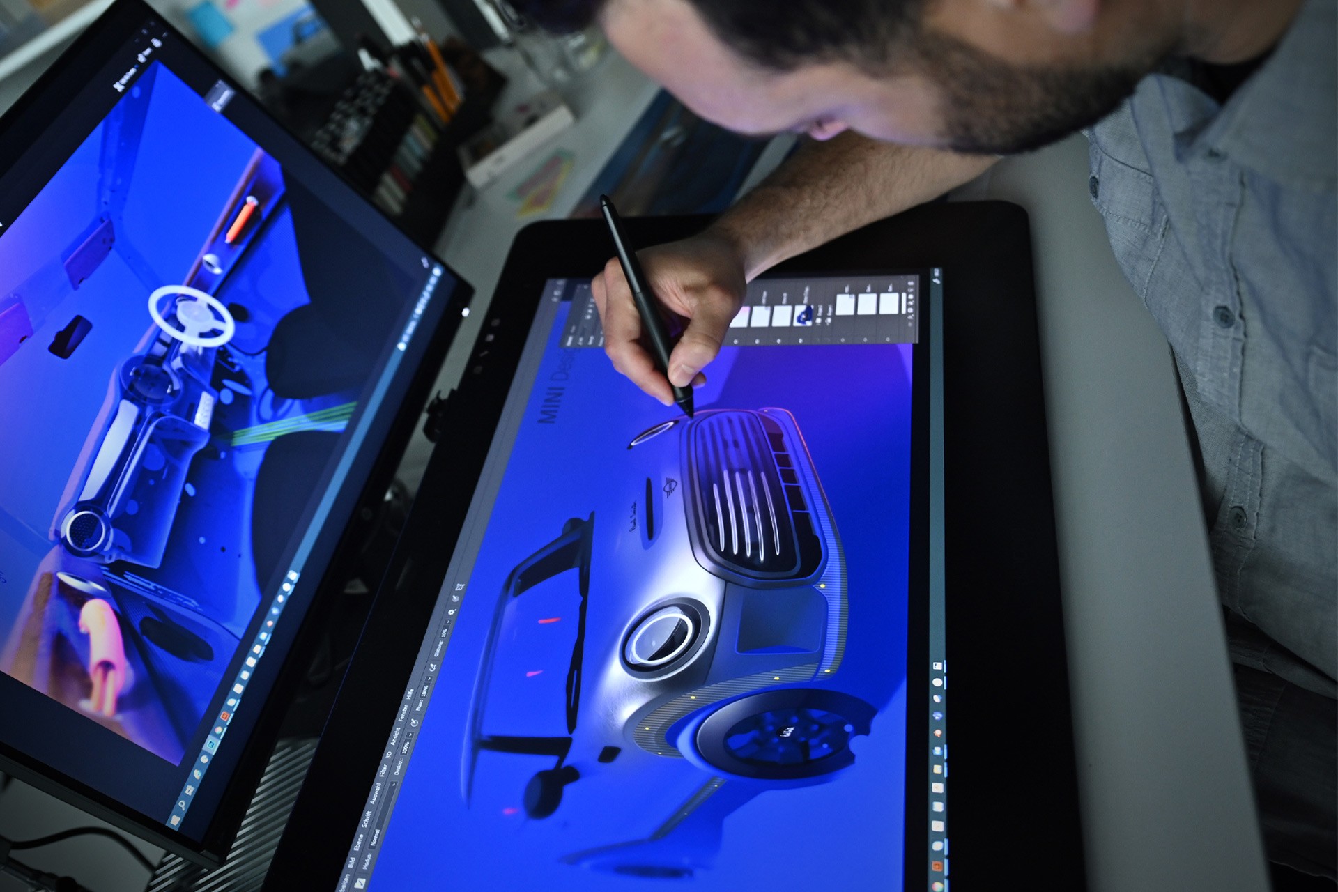 Drawings on the screen Drawings on the screen